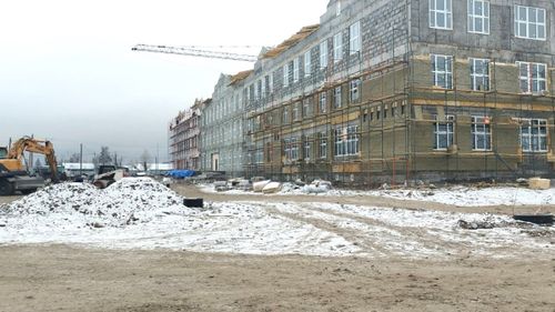 Завершен этап закрытия теплового контура в новой школе Чадана