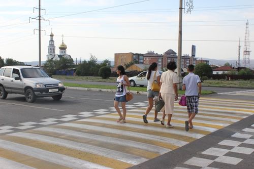 В Туве участились наезды на пешеходов