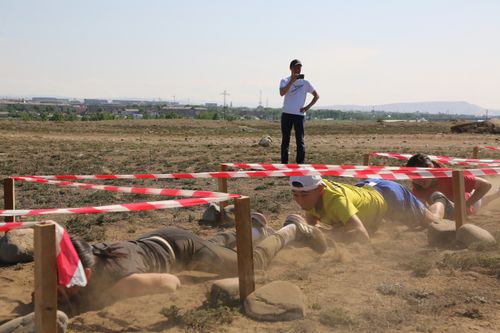 В Туве провели военно-спортивную игру «Патриот» среди студентов