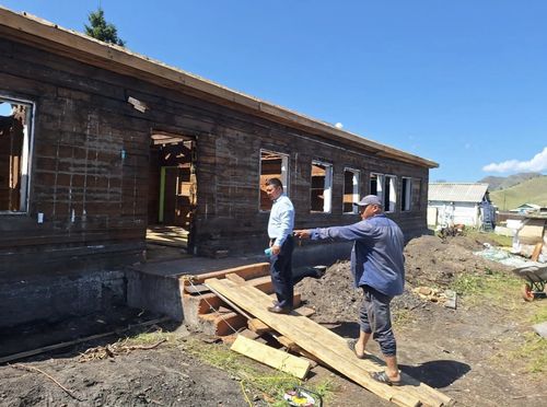 В Чеди-Хольском районе строят ДК и детский сад по нацпроектам