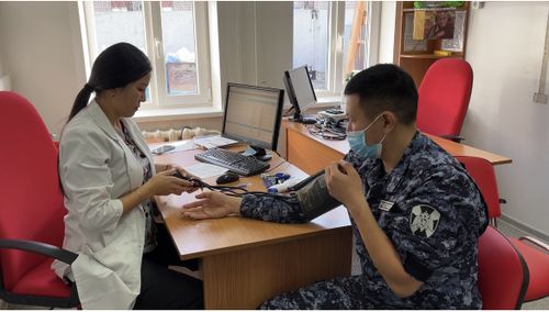 Росгвардейцы Тувы сдали кровь для пациентов больниц г. Кызыла