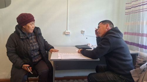 Соцкоординатор Чеди-Хольского района провел прием граждан в селе Элегесте