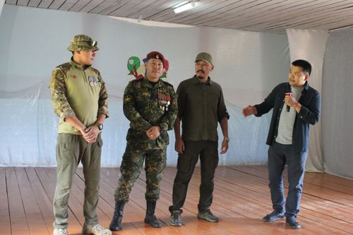 Ветераны боевых действий встретились с ребятами из лагеря «Чагытай»