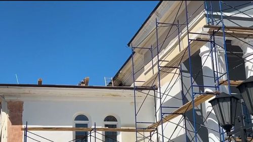 В Кызыле на Арбате идет ремонт здания под создание Единого центра развития предпринимательства