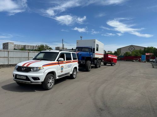 Спасатели Тувы отправились на тушение степных пожаров в Дзун-Хемчикский район