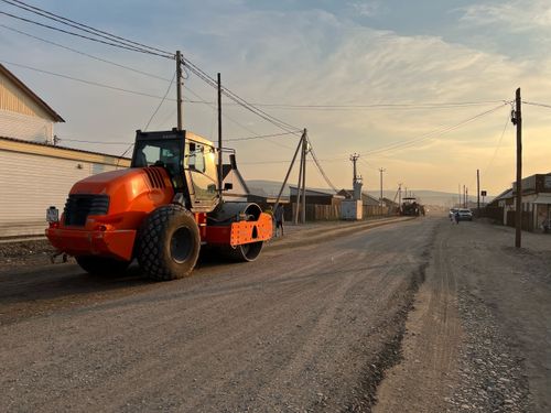 В поселке Каа-Хеме обновили автомобильные дороги