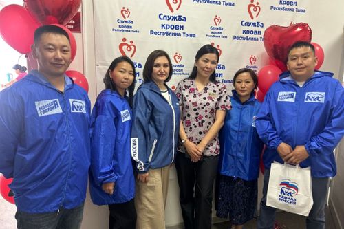«Единая Россия» в Туве поддержала Всемирный день донора