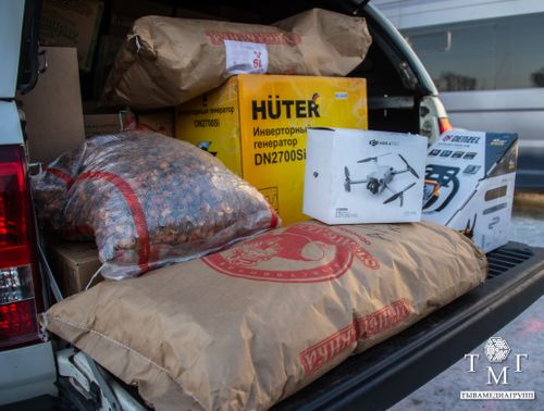 Очередная партия дронов, транспорта и других принадлежностей была передана для нужд бойцов СВО