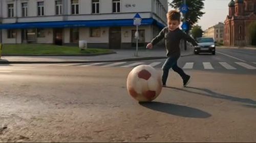 📢Видеовизуальный контент по безопасности дорожного движения в социальных сетях и интернет-изданиях "Пешеходный переход (нейросеть)"