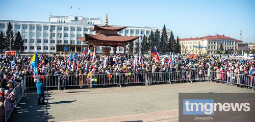 «Крымская весна»: В Туве отметили девятую годовщину воссоединения Крыма с Россией