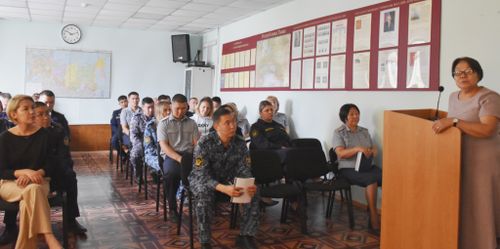 Сотрудникам УФСИН России по Туве рассказали об этнических обрядах тувинского народа