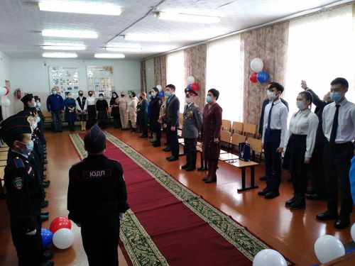 Туранские пятиклассники вступили в ряды юных полицейских