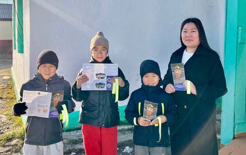 В Чадане госавтоинспекторы провели акцию «Засветись!»