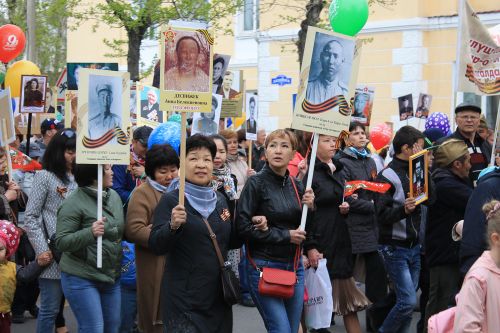В Туве шествие «Бессмертного полка» пройдет в традиционном формате