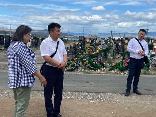 Сотрудники филиала Госфонда «Защитники Отечества» побывали на «Аллее воинской славы»