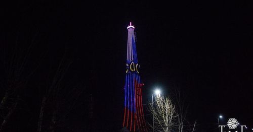 Телебашня в Кызыле включит праздничную подсветку в честь годовщины воссоединения Крыма с Россией