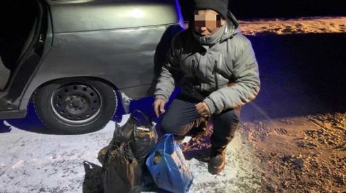 ГИБДДшники Тувы «выловили» из машины килограмм марихуаны