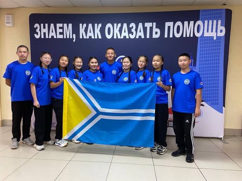 Юные спасатели из Тувы вышли в полуфинал Всероссийских соревнований