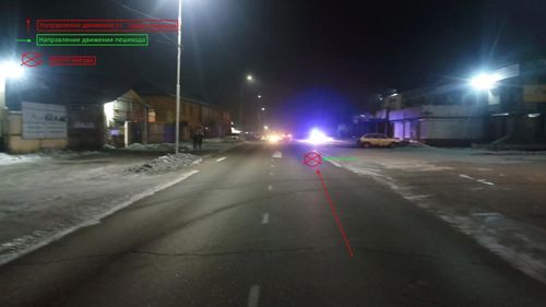 В Кызыле произошел очередной наезд на пешехода