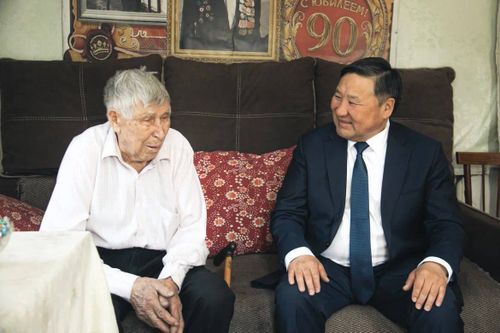 Сегодня ветерану Великой Отечественной войны Георгию Абросимову исполнилось 97 лет