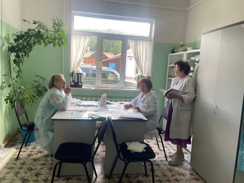 Комплексный выезд врачей в Каа-Хемский район для профилактики иммунизации против кори