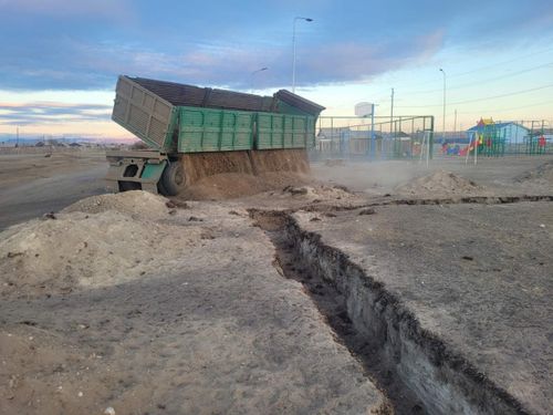 Жители села Кызыл-Чыраа начали строить свой Дом культуры