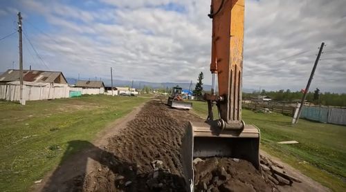 В селе Чодураа началась подготовка к ремонту местных дорог