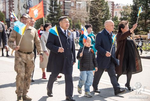 Праздничные мероприятия в честь 1 мая продолжаются в Кызыле