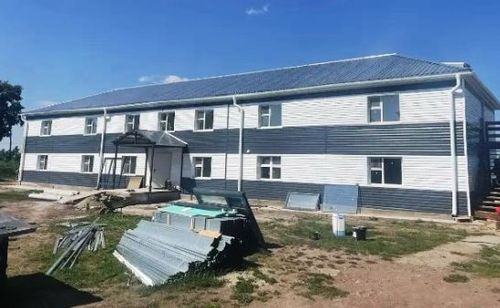 Балгазын суурда Тываның агроүлетпүр техникумунуң ниити чуртталга бажыңының септелгези доостур чадазында