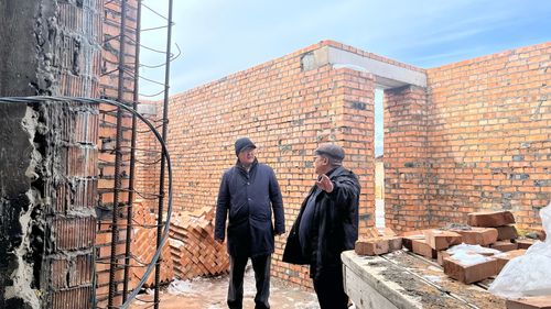 В Улуг-Хемском районе строительство Детской школы искусств идет по графику