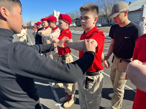 Юнармейцы готовятся к участию в Параде Победы 9 мая