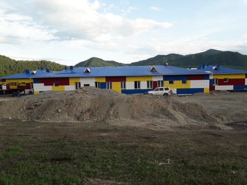 В труднодоступном селе Эржей строится первый детский сад