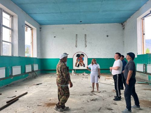 Бора-Тайганың культура бажыңында болгаш школазында чаартылга ажылдары кидин түлүк