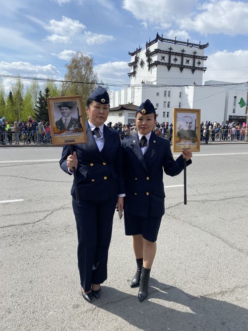 Судебные приставы Тувы приняли участие в акции «Бессмертный полк»