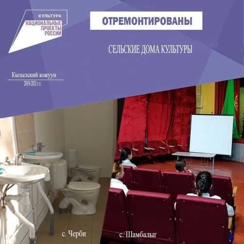 Кызылский район Тувы в рамках нацпроекта «Культура» и "Народной программы" обновил восемь учреждений культуры