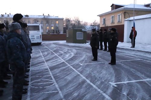 Полицейские Тувы отправились в служебную командировку в Чечню
