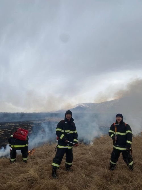 Пожар в Дзун-Хемчикском районе локализован благодаря оперативным действиям