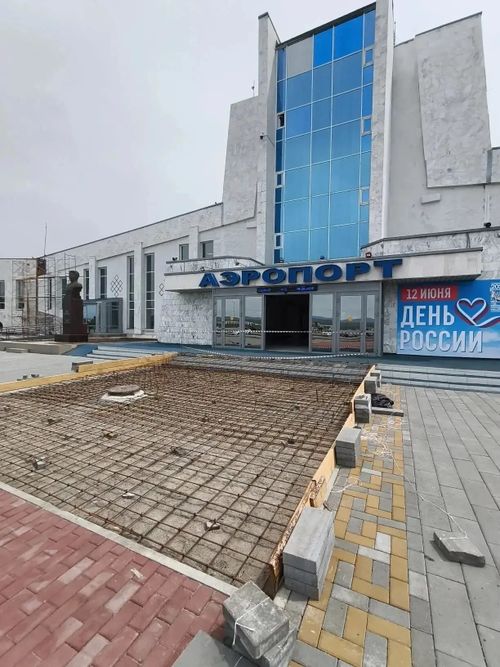 В аэропорту Кызыла продолжается модернизация инфраструктуры к Международному буддийскому форуму