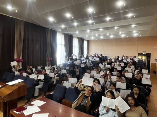 Студенты ТувГУ приняли участие во Всероссийском диктанте по английскому языку