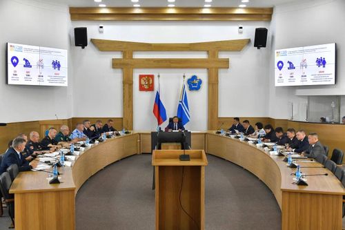 В Туве обсудили обеспечение безопасности в местах массового скопления людей в единый день голосования