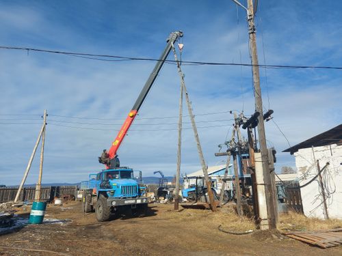 В отдаленном селе Тувы отремонтировали линии электропередач