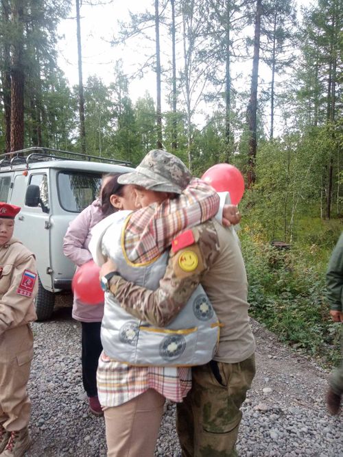 Жители Тоджи встречают земляков, участвующих в СВО
