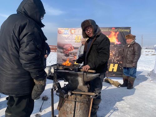 В Туве подвели итоги III Республиканского конкурса кузнечного мастерства «Уран дарган»