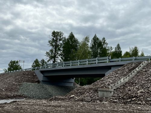 В Барун-Хемчикском районе возвели два новых моста