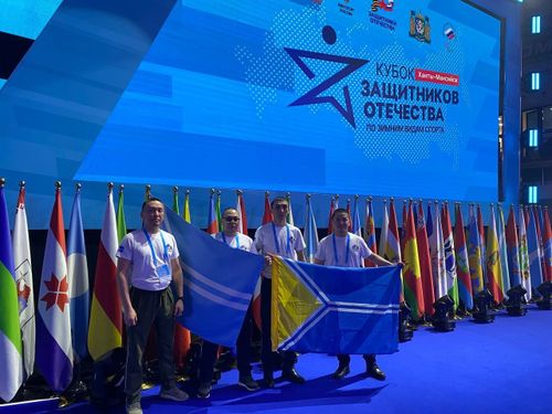 Команда ветеранов СВО из Тувы приняла участие в церемонии открытия первого Всероссийского «Кубка Защитников Отечества»