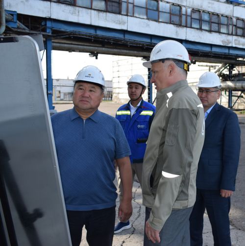 Глава Тувы проверил ход проведения ремонтных работ на Кызылской ТЭЦ