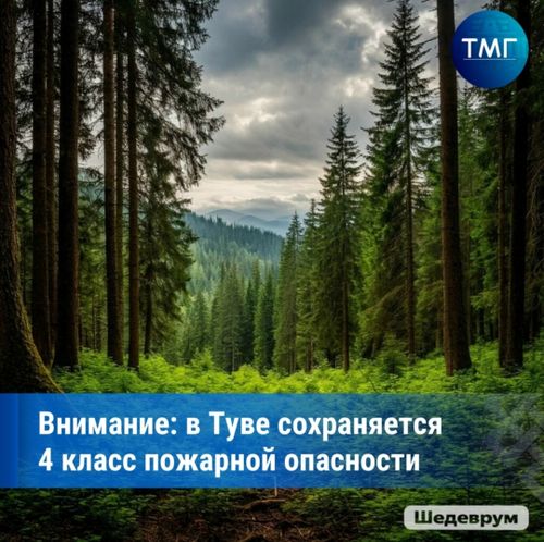 В Туве сохраняется высокая пожарная опасность