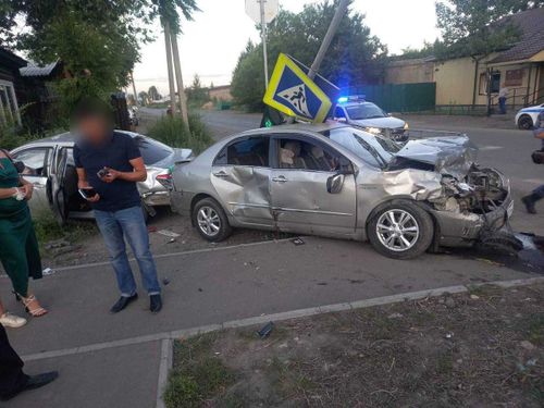 В Кызыле проводится проверка по факту ДТП с двумя пострадавшими