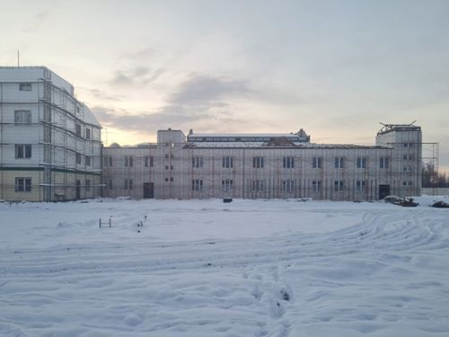 В Каа-Хемском районе продолжается строительство современного Дома-интерната для старшего поколения