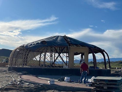 «Парк кочевников Центра Азии» в Улуг-Хемском районе готов на 80 %